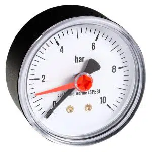 1/4" 50mm 10 Bar Pressure Gauge