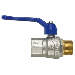 Ball Valve Blue Lever Handle