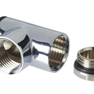 T Piece Chrome & Blanking 1 T Piece Chrome & Blanking