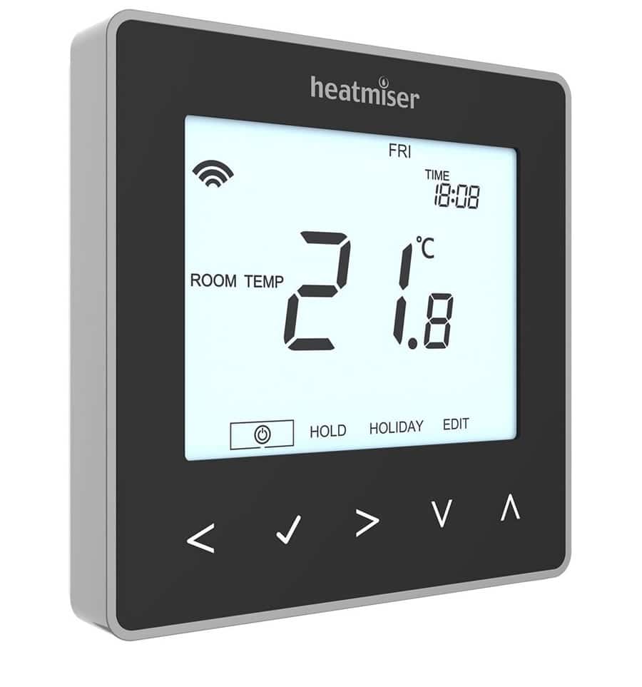 Heatmiser neostat Thermostat programmable-Noir fonctionne avec Apple Home avec moyeu