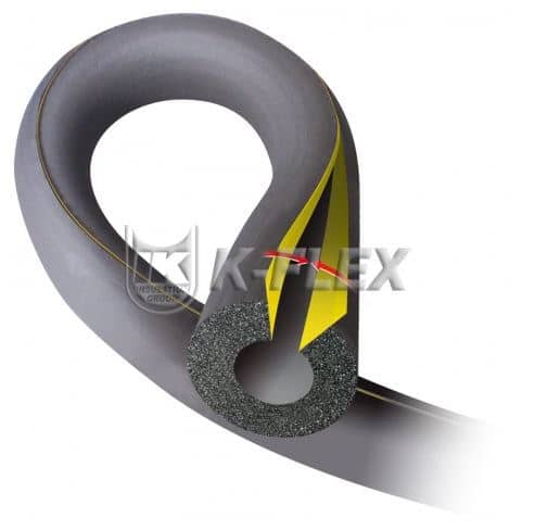 Insulation ST Tube Ø35x29 lengths Split with Self-Adhesive 1 Insulation ST Tube Ø35x29 lengths Split with Self-Adhesive