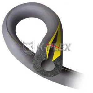 Insulation ST/SK Tube Ø16x56 lengths Split with Self-Adhesive 4 Insulation ST/SK Tube Ø16x56 lengths Split with Self-Adhesive