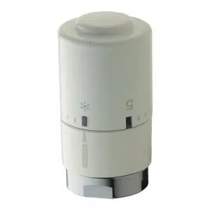 Optima TRV Head White Brass M30x1.5