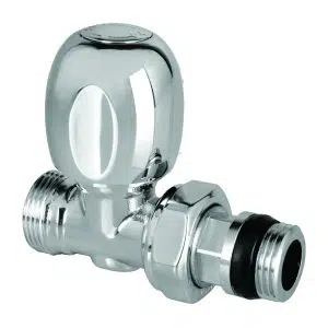 Straight Valve Chrome 25X1.5 Thread Man/Thermostatic 1 Straight Valve Chrome 25X1.5 Thread Man/Thermostatic