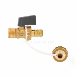 Drain Cock 1/2" with Hose Union & Brass Cap